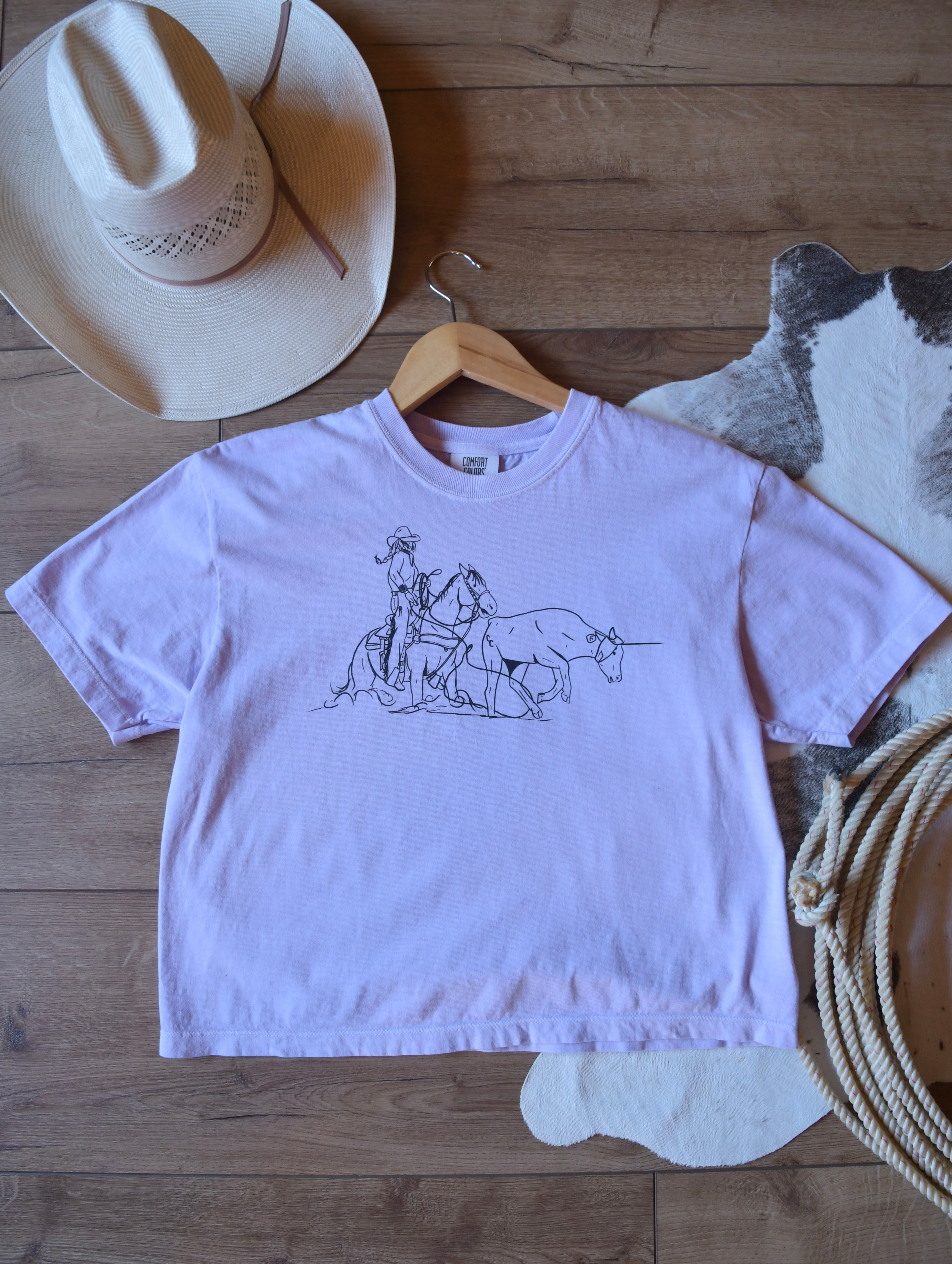Heel Shot Tee- Orchid